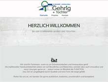 Tablet Screenshot of gehrig-tochter.de